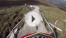 2013 Downhill mountain bike world cup helmet cam from Fort