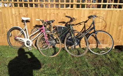 3x ladies hybrid bicycles for