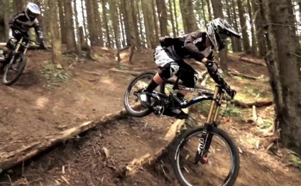 Very nice mountain bike video