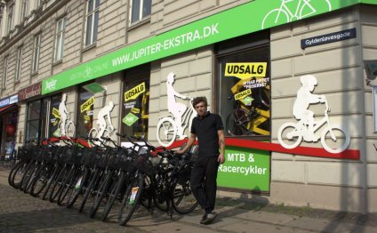 Used bikes at a bike shop in