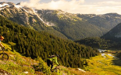 Biking Whistler