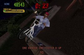 A screenshot of Mat Hoffman's BMX