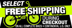 free delivery on Bikes!