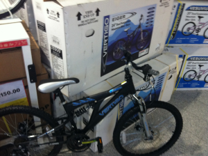 Handlebars about this Tesco bike fitted wrongly with braking system levers in wrong location to make use of precisely