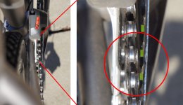 just how will 135mm rear hub widths affect road bike chainline and shifting performance