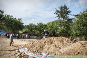 Image titled Get Big Air off a Jump on a BMX action 4