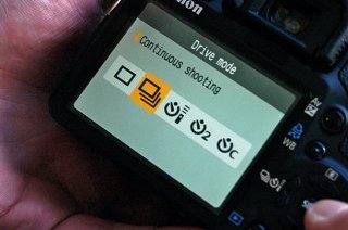 mountain biking cycling photography guidelines settings - drive mode