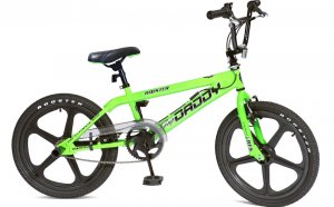 Black and Green BMX Bike