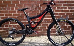 Carbon downhill bike