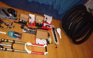 Downhill bike parts