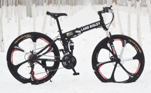 Folding mountain bicycles