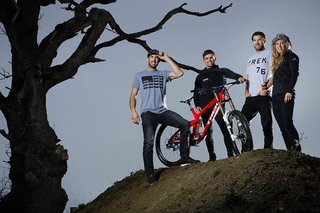 Trek Factory Racing Downhill Team: Gee Atherton, Taylor Vernon, Dan & Rachel Atherton