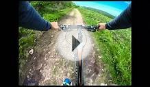 20km up and downhill mountain bike round training (90min)