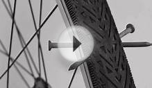 Bicycle wheelsets with no-flat tires premounted