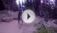 Downhill Mountain Biking at NorthStar run 4 on a Iron