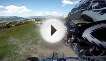 extreme downhill mountain bike les gets rubbish run