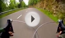 Extreme Road Bike Descent / Overtaking 3 cars / Downhill