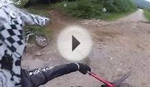 Go Pro Mountain Bike Corner Accident!