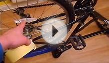 How to paint bicycle rims without removing wheel and rim