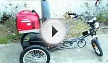 Hybrid Electric Trike 130 Miles Per Gallon ! Bicycle