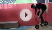 Professional BMX Rider Does Tricks On A Toddler Bike